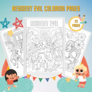 Resident Evil Coloring Pages thumbnail