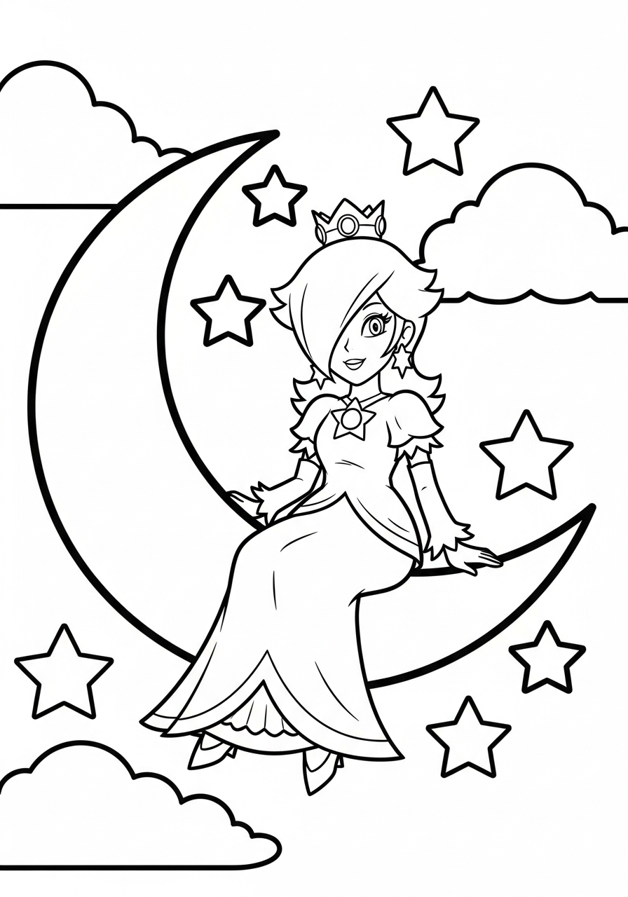 coloring pages printable Rosalina