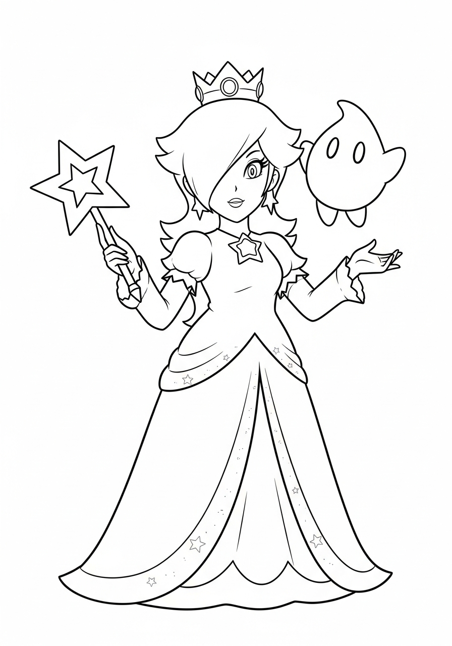 printable coloring pages Rosalina