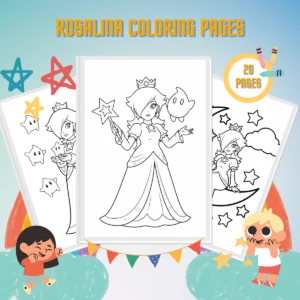 Rosalina Coloring Pages thumbnail