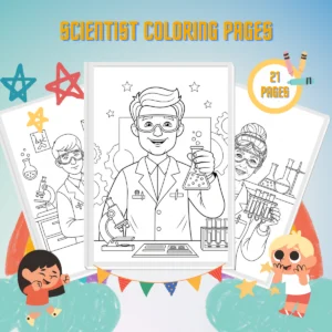 Scientist Coloring Pages thumbnail