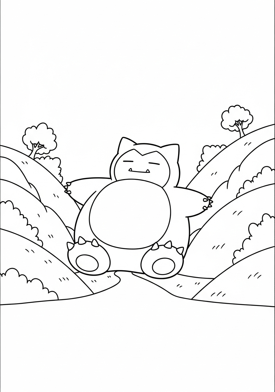 Snorlax Coloring Pages 8 grinch cute Snorlax coloring pages