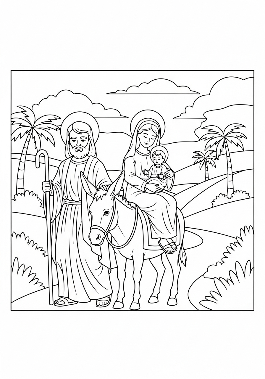 St. Joseph coloring book pages