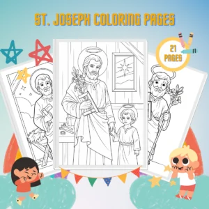 St. Joseph Coloring Pages thumbnail