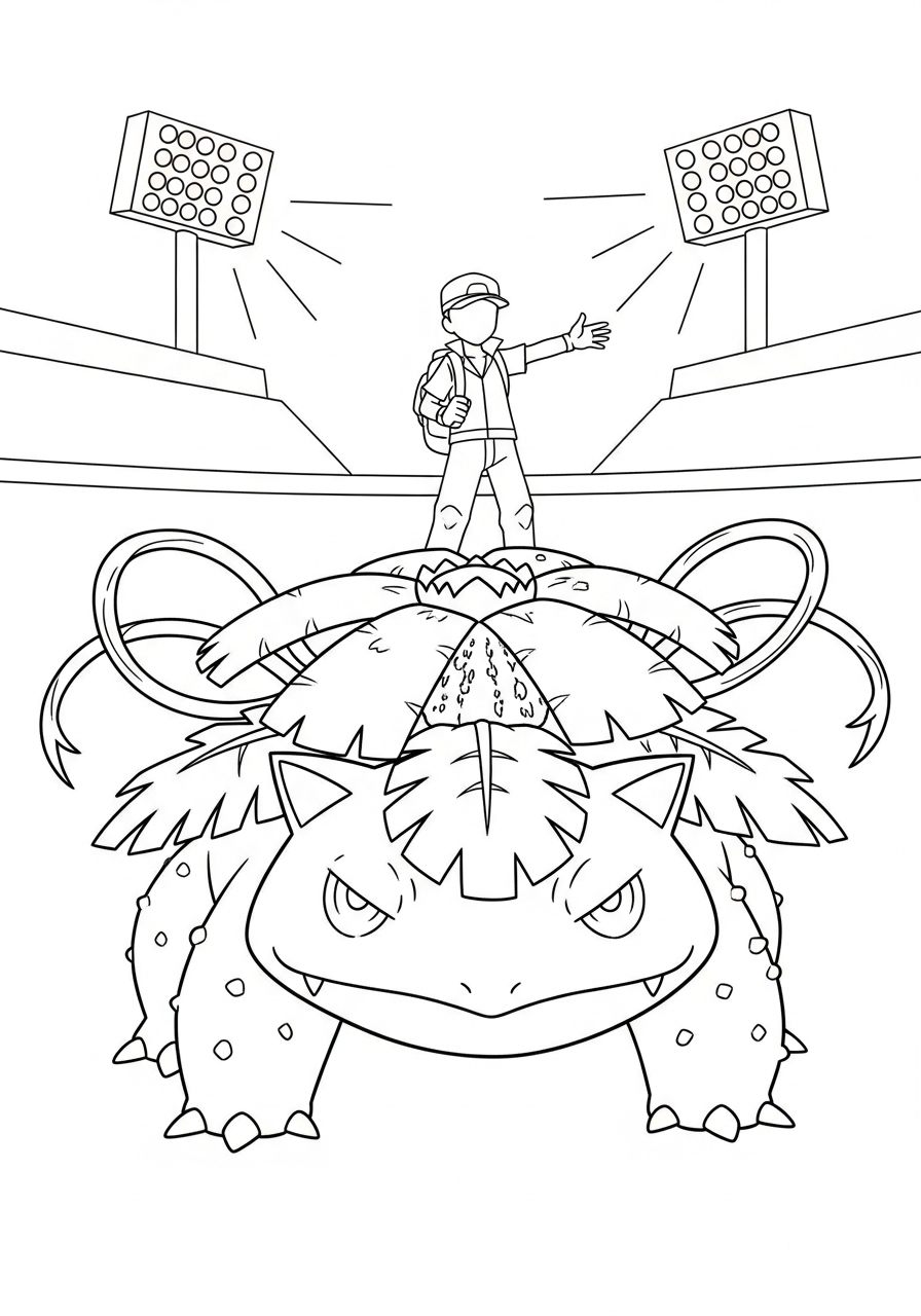 printable coloring pages Venusaur
