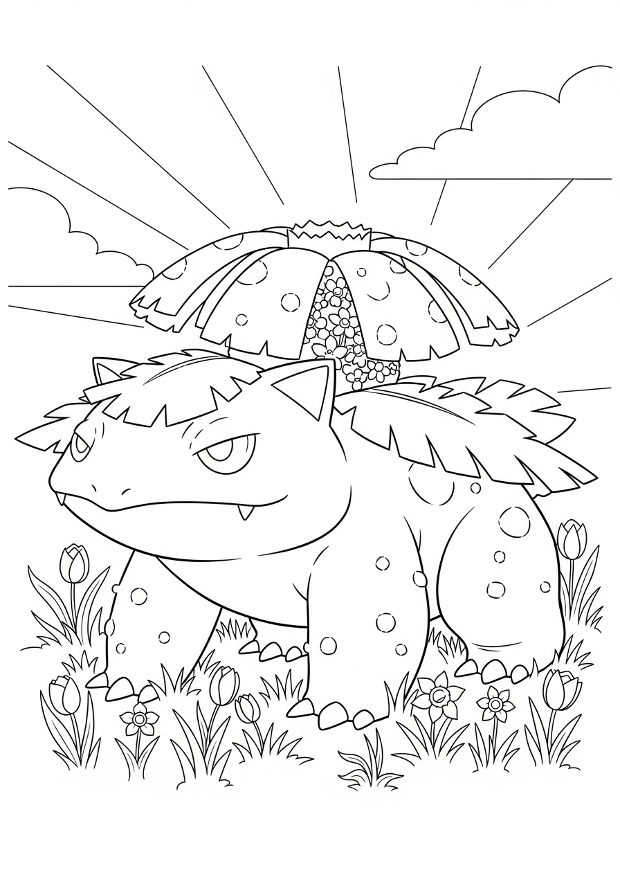 free coloring pages Venusaur