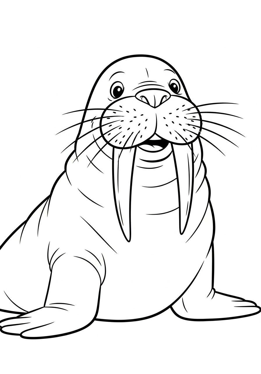 grinch Walrus coloring pages