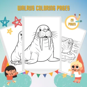 Walrus Coloring Pages thumbnail