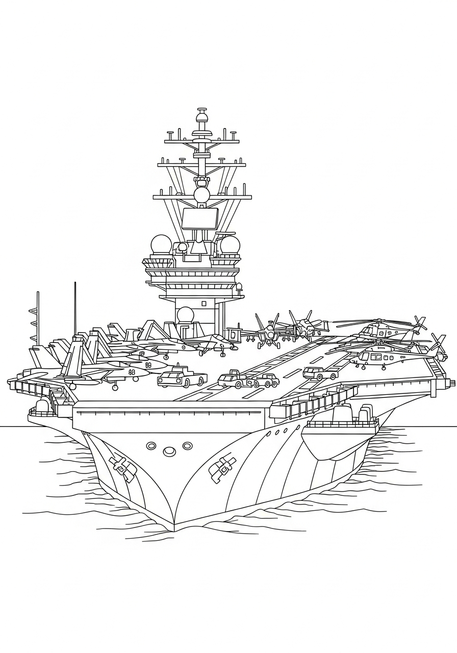 grinch cute Aircraft Carrier coloring pages