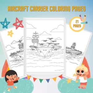 Aircraft Carrier Coloring Pages thumbnail