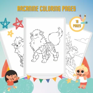 Arcanine Coloring Pages