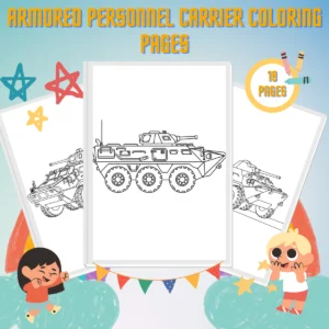 Armored Personnel Carrier Coloring Pages thumbnail