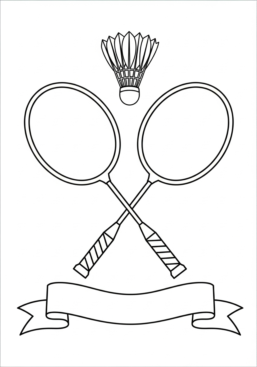 grinch Badminton coloring pages
