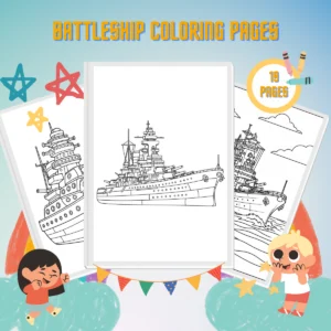 Battleship Coloring Pages thumbnail