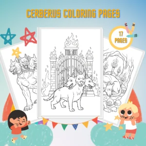 Cerberus Coloring Pages thumbnail