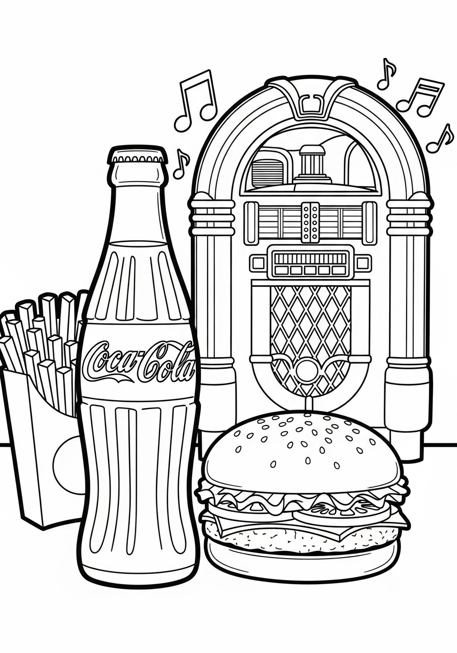 Coca Cola coloring pages free