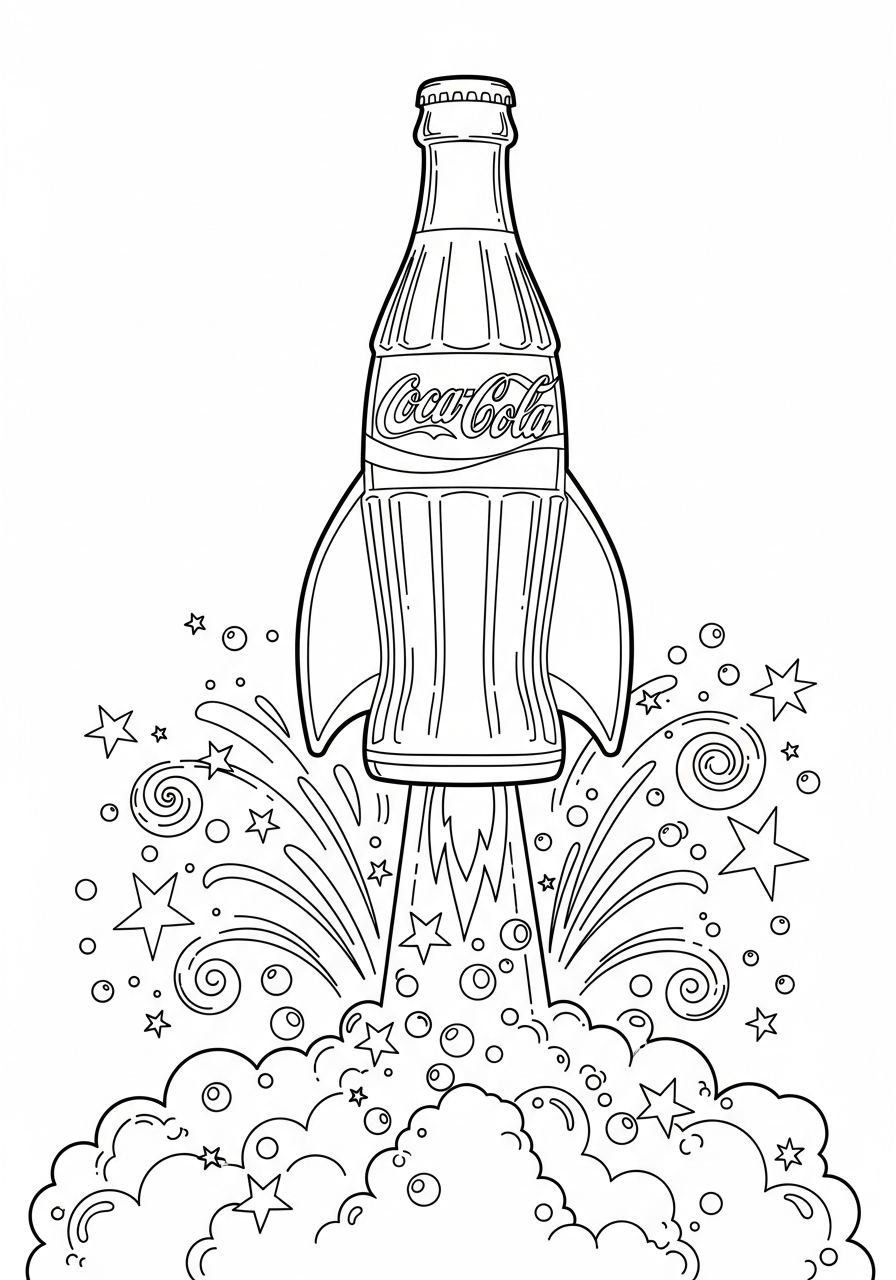 Coca Cola coloring pages for adults pdf 1