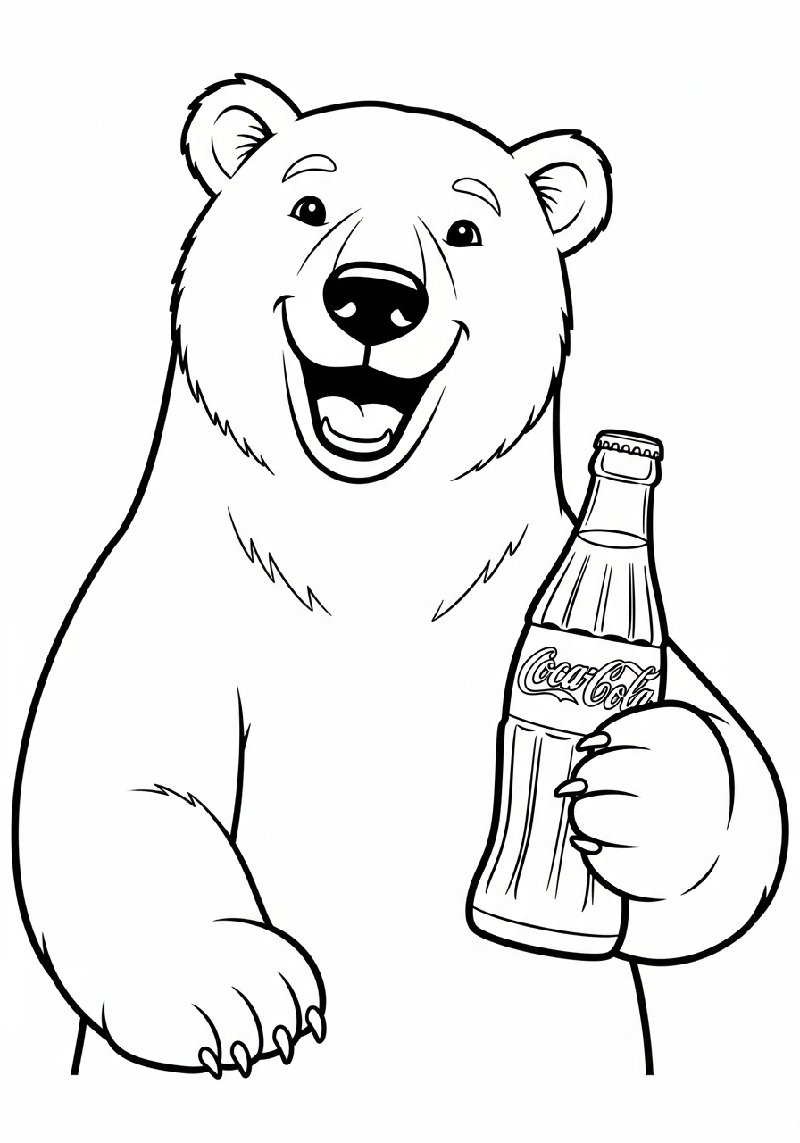 Coca Cola coloring pages to print
