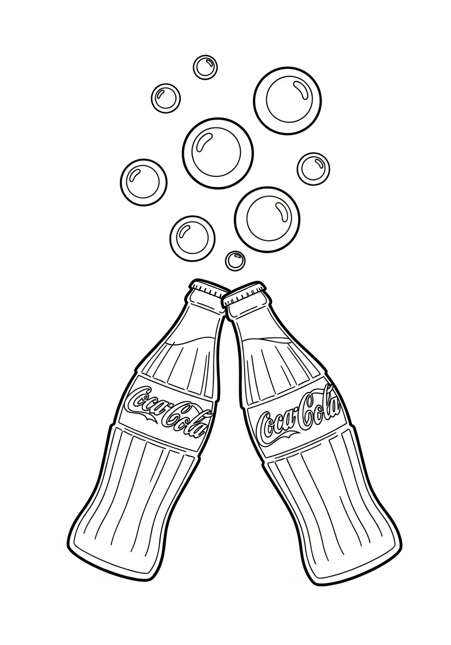Coca Cola coloring pages