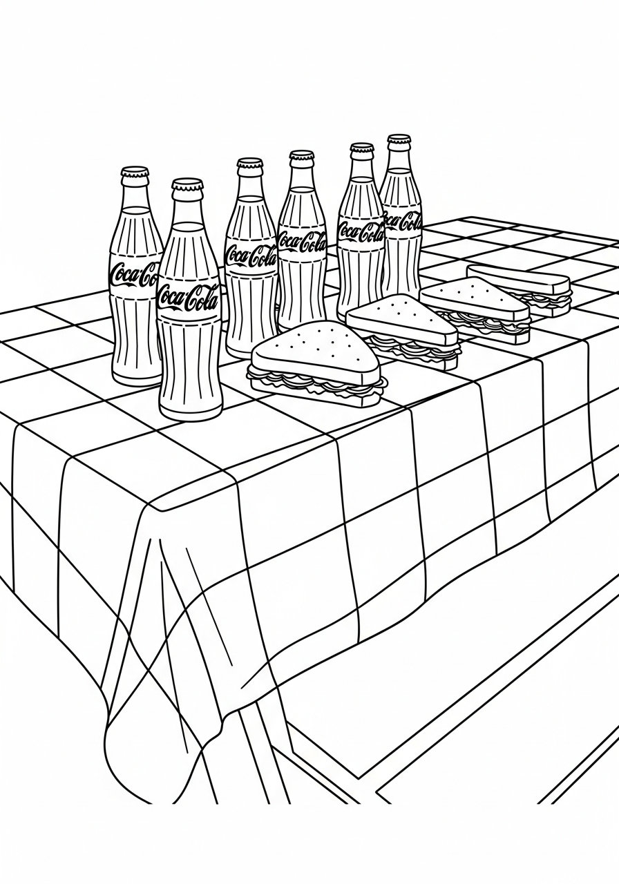 grinch Coca Cola coloring pages