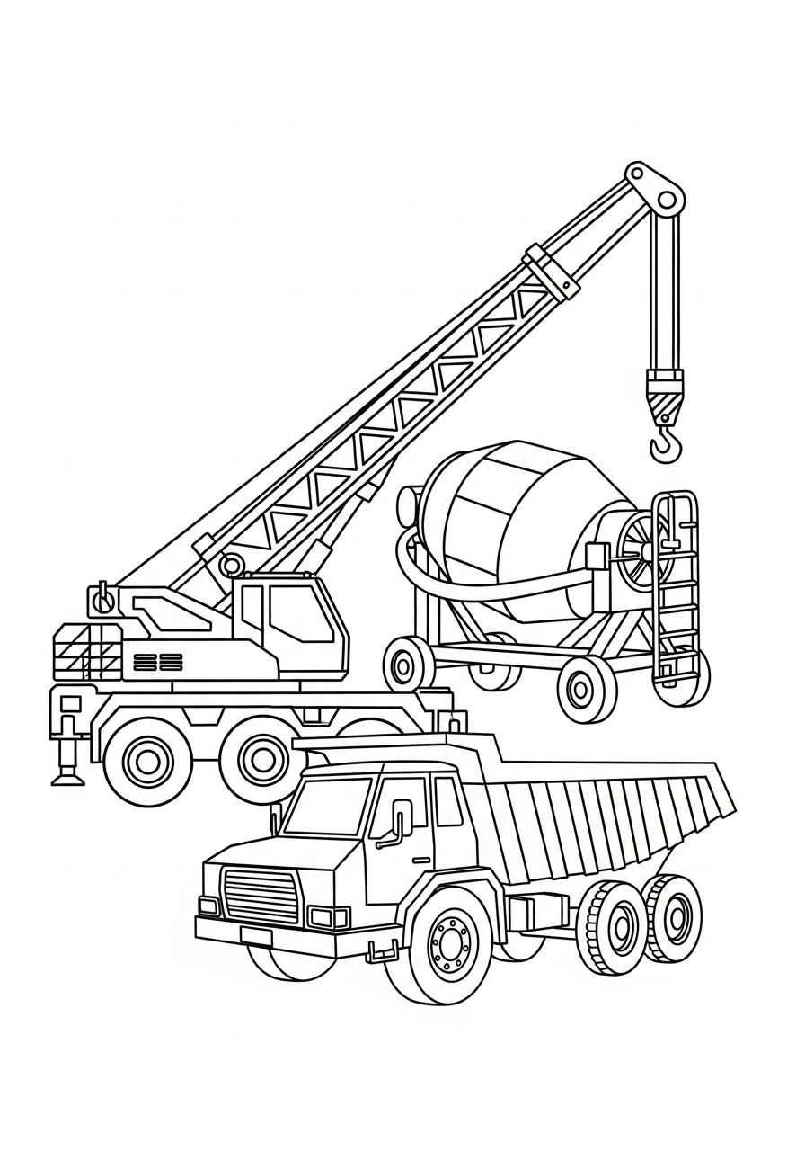 cute coloring pages Crane