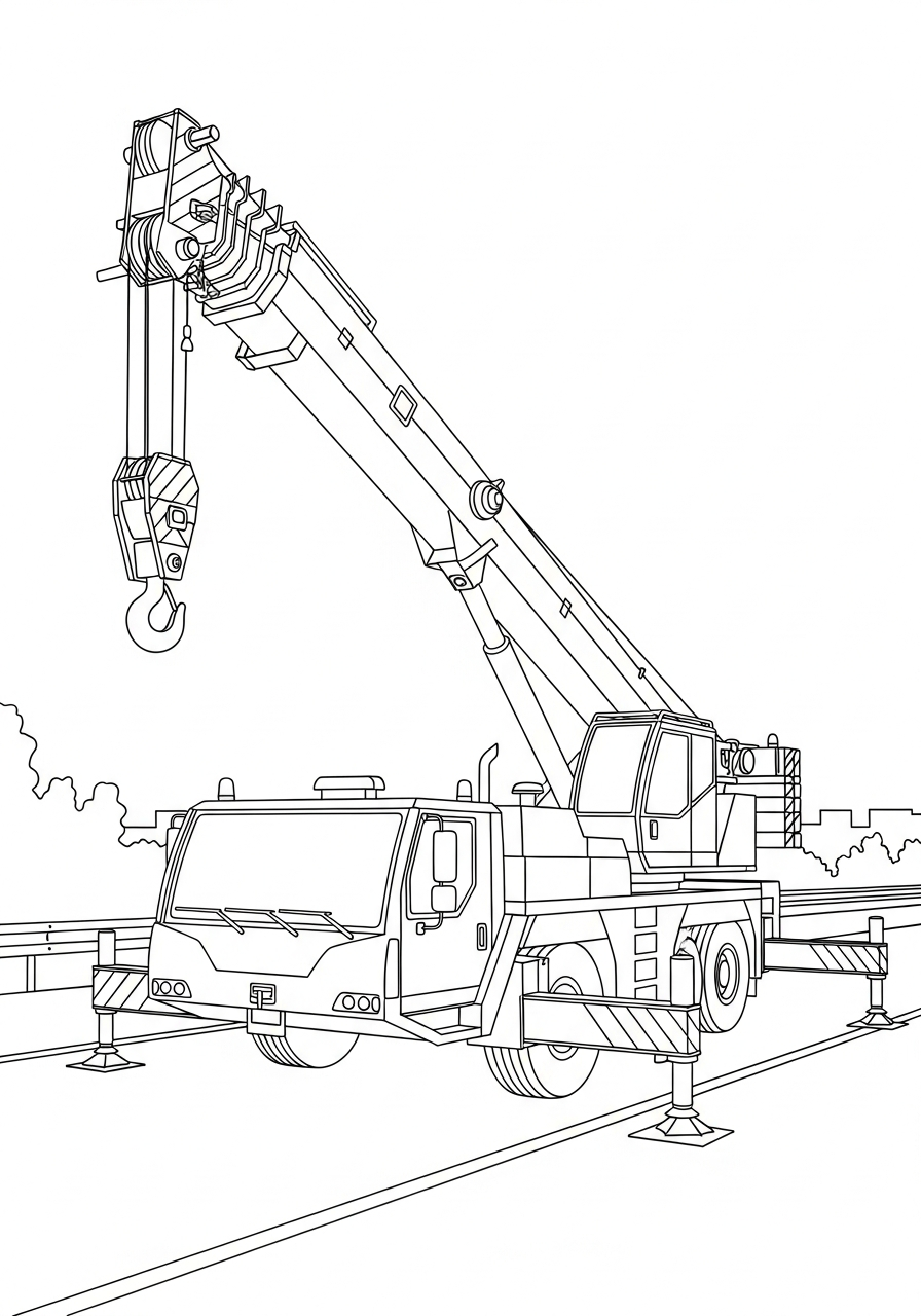 Crane coloring pages printable 1