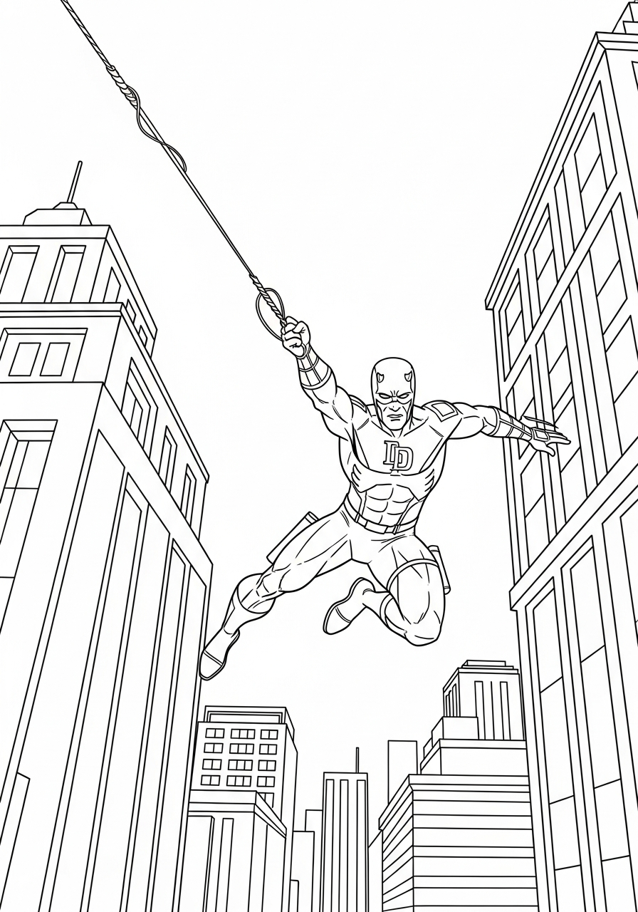 Daredevil coloring pages grinch