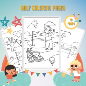 Golf Coloring Pages thumbnail