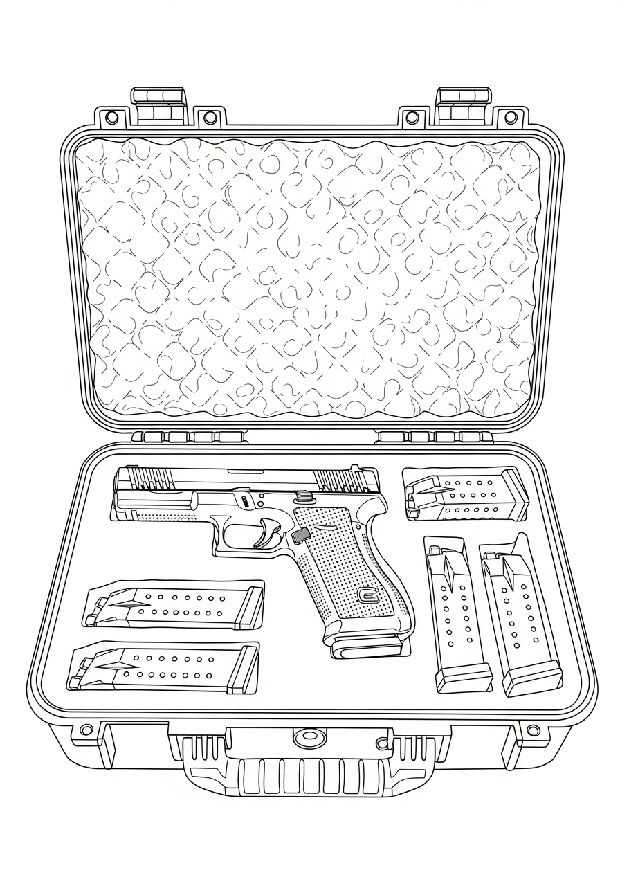 free coloring Gun pages