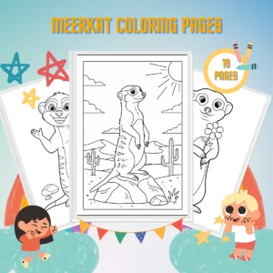 Meerkat Coloring Pages thumbnail