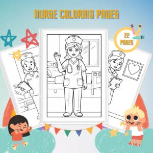 Nurse Coloring Pages thumbnail