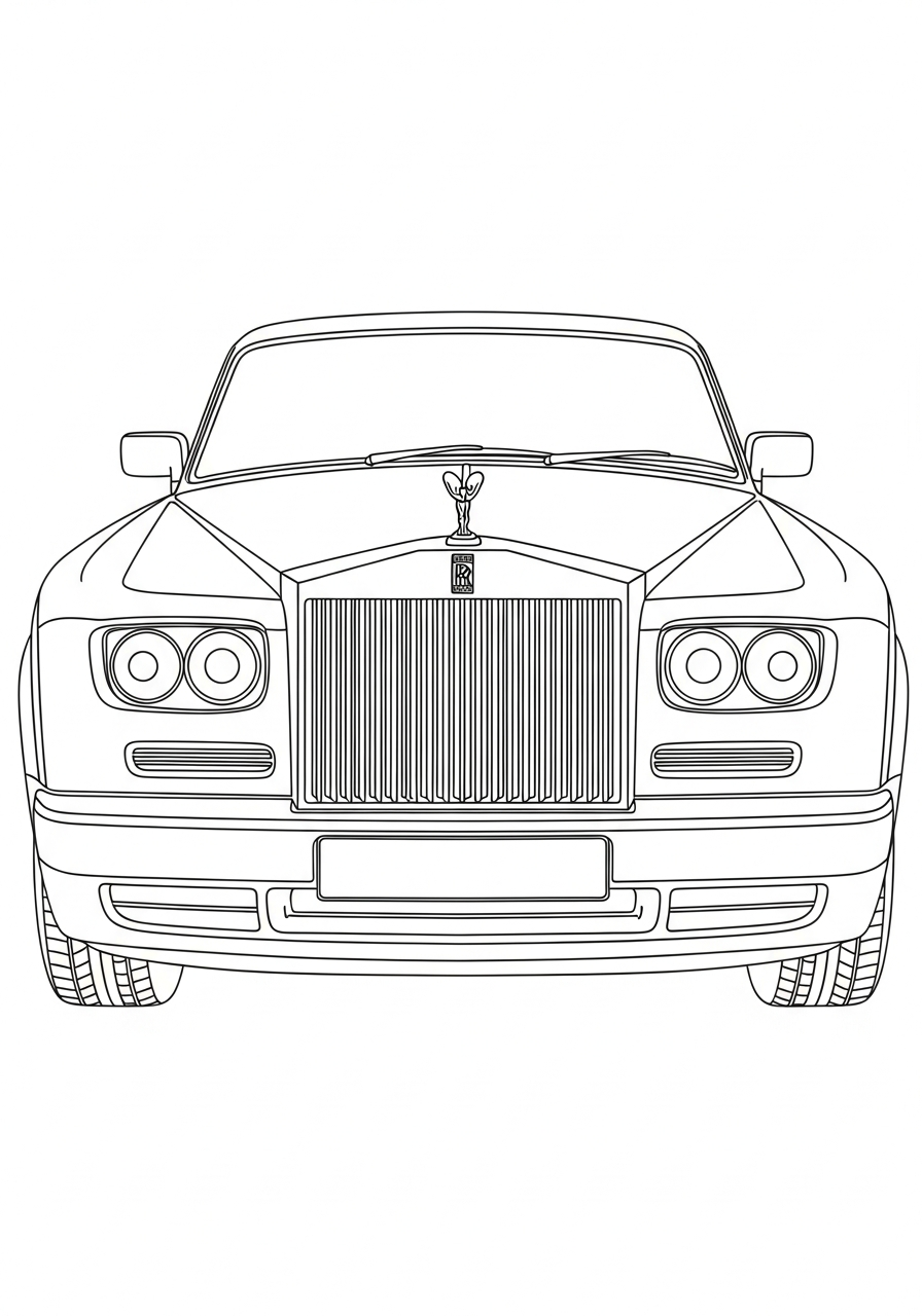 fun Rolls Royce coloring pages