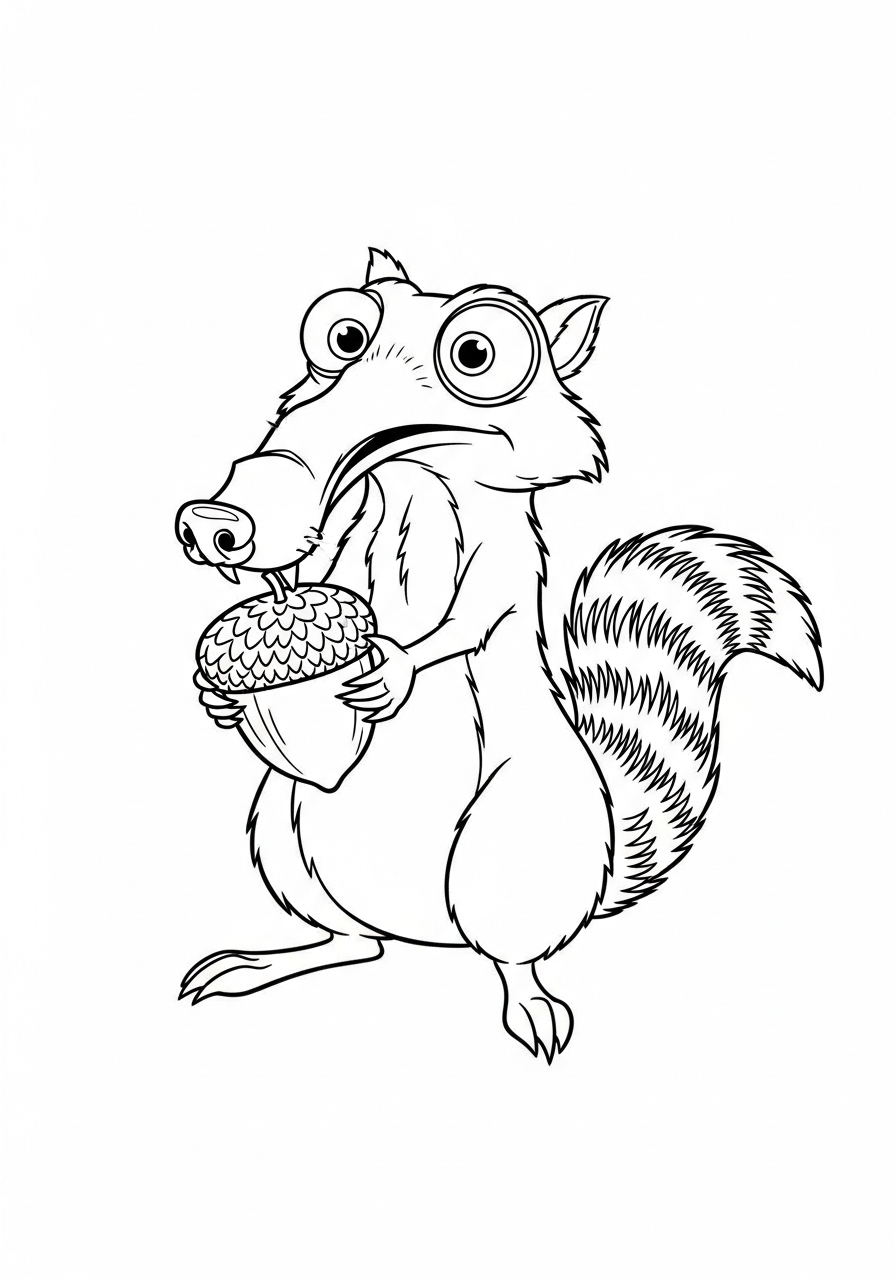 printable coloring pages Scrat
