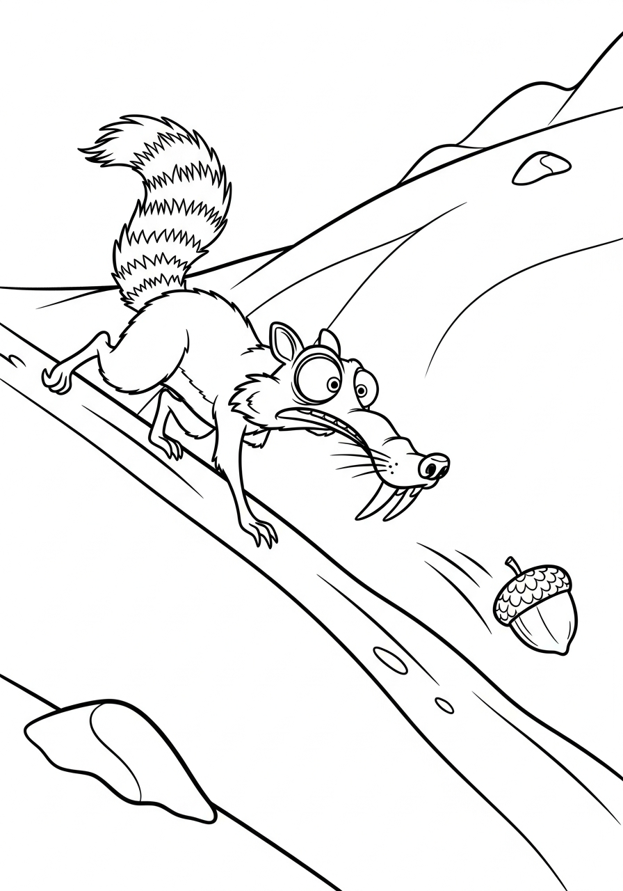 Scrat coloring pages grinch