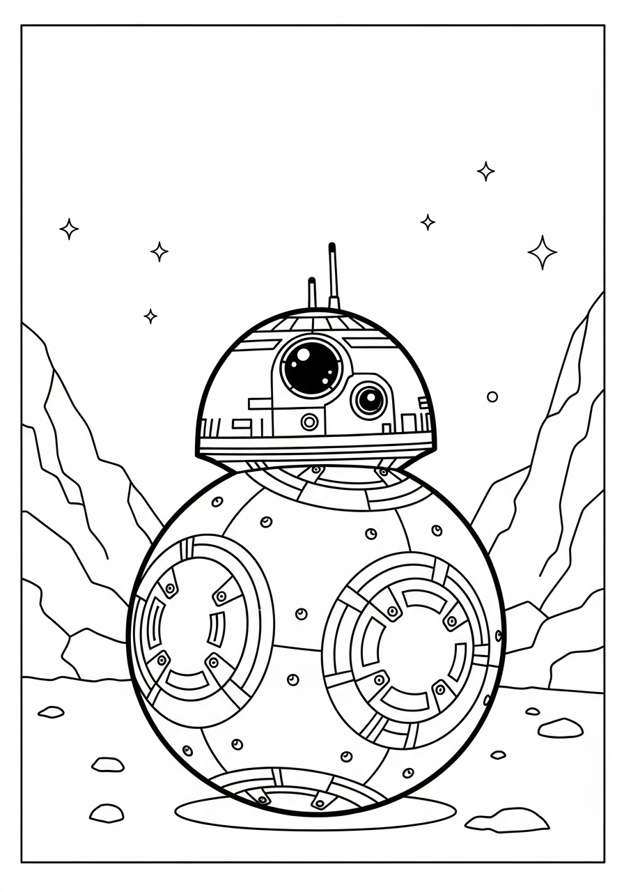 BB 8 coloring pages pdf