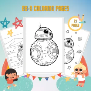 Miniatura delle disegni da colorare di BB-8