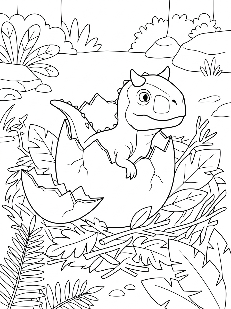 free full size printable Carnotaurus coloring pages for adults pdf