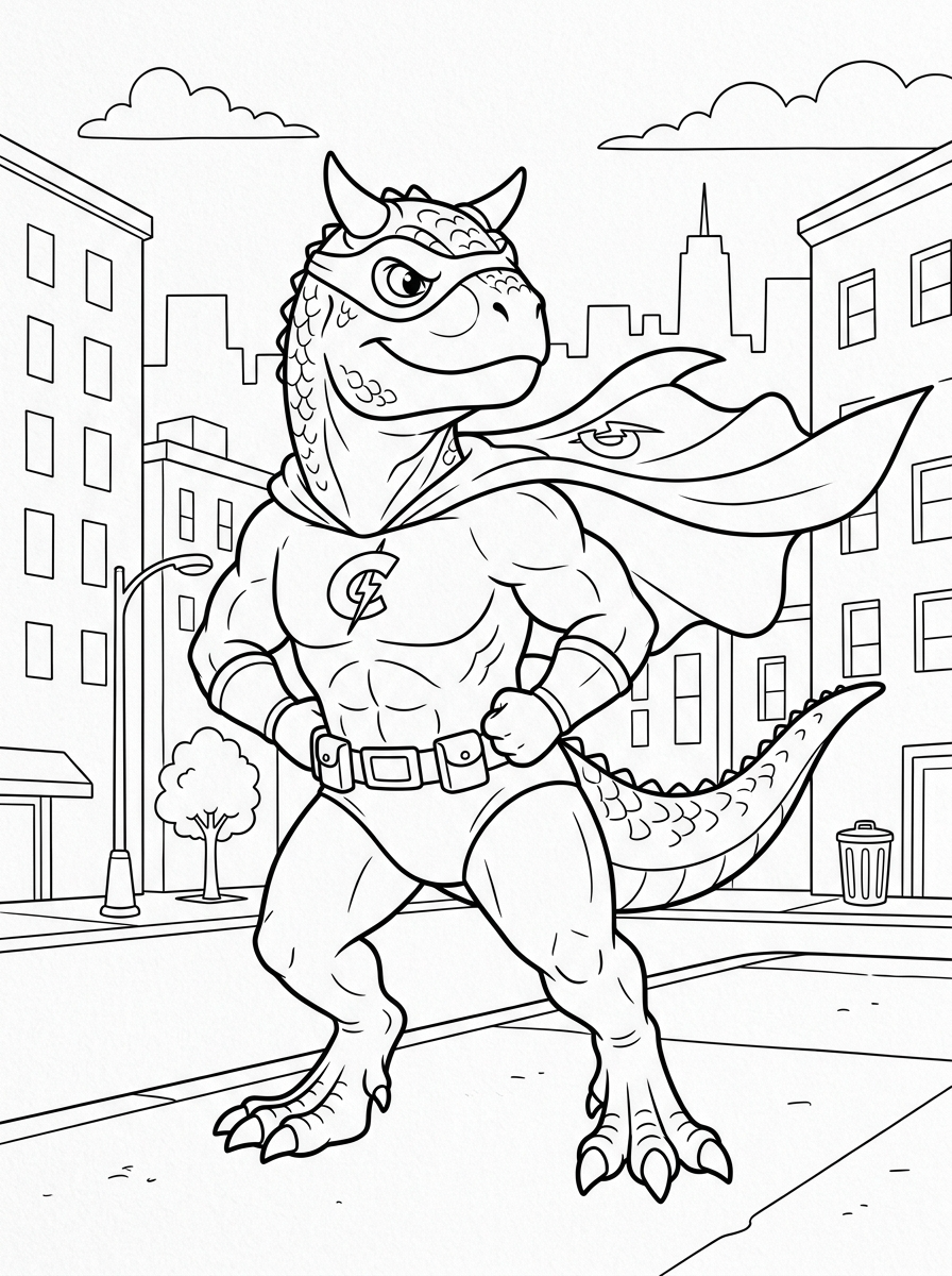 free adult Carnotaurus coloring pages