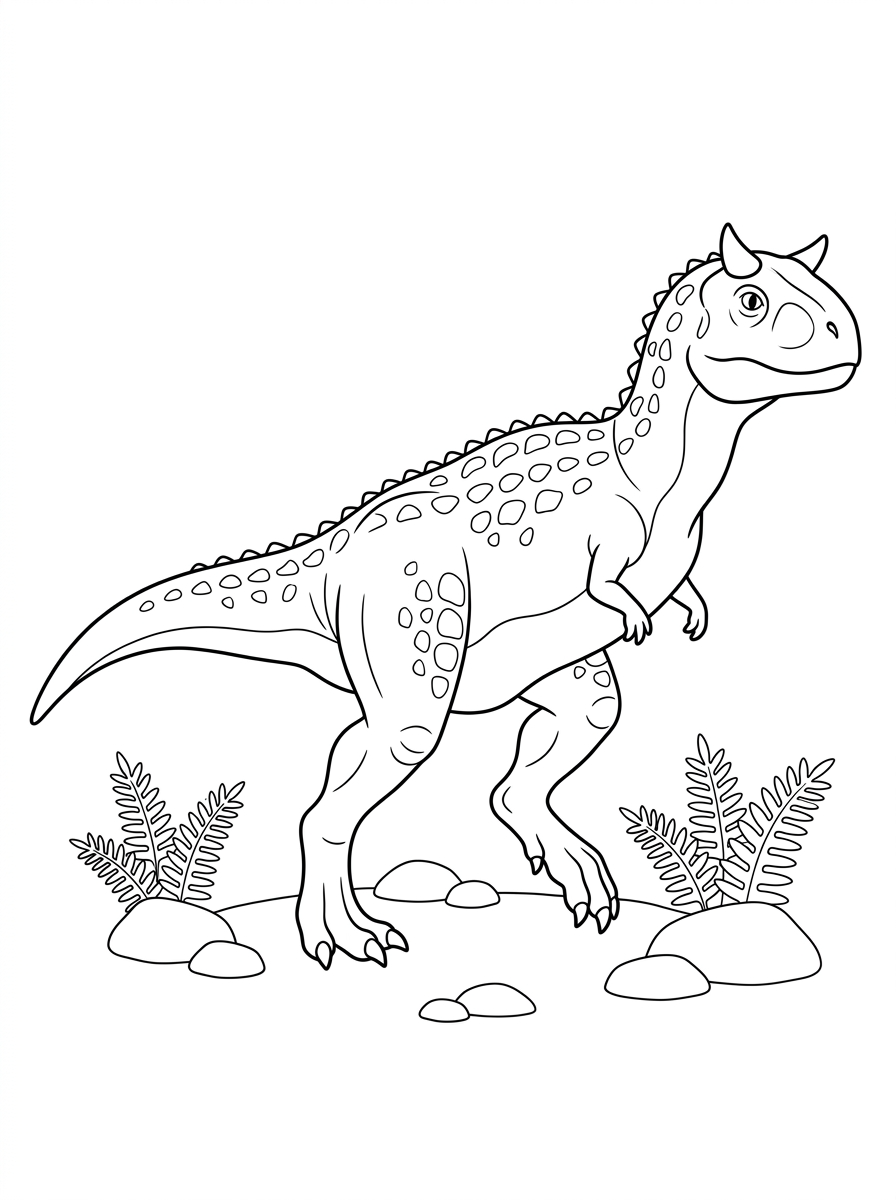 Carnotaurus coloring pages printable free