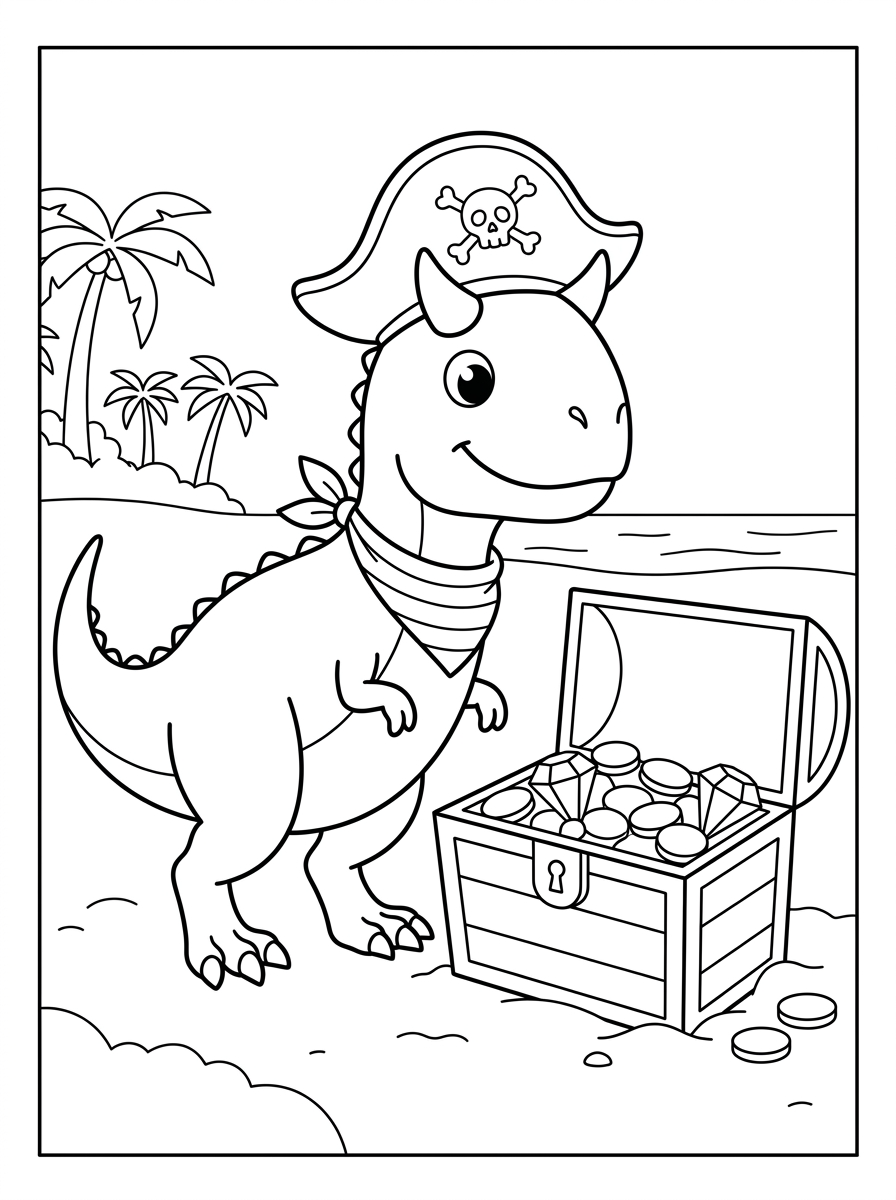 printable Carnotaurus coloring pages