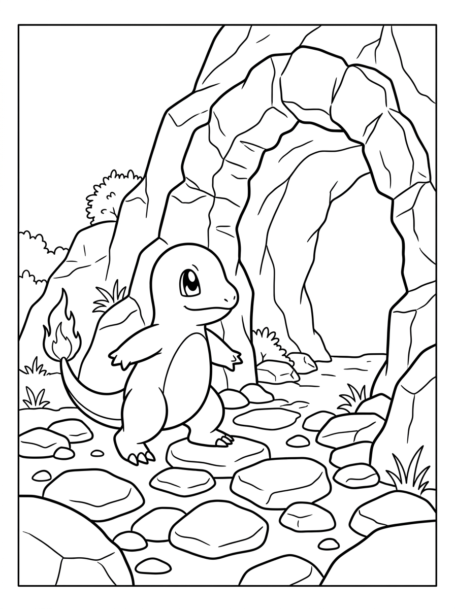 Charmander Coloring Pages 15 printable Charmander coloring pages for adults