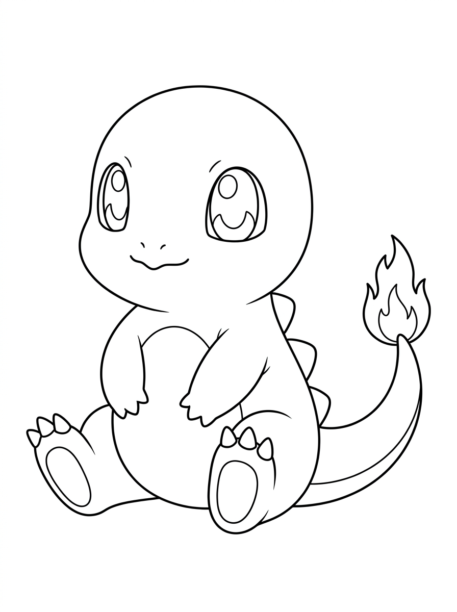 Charmander Coloring Pages 18 free Charmander coloring pages for adults