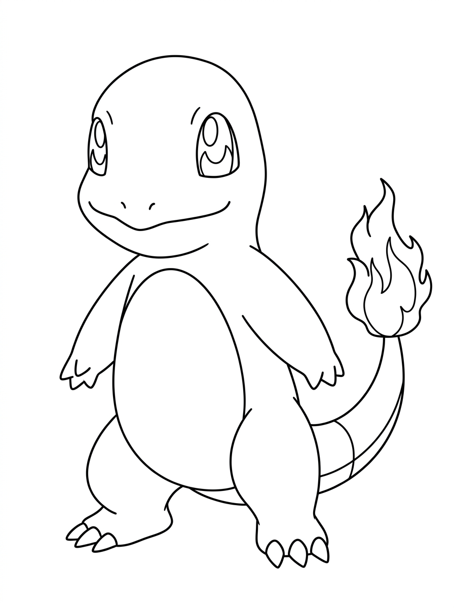 Charmander Coloring Pages 3 coloring pages for Charmander