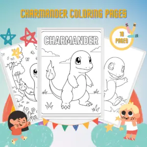 Charmander Miniaturas de desenhos para colorir