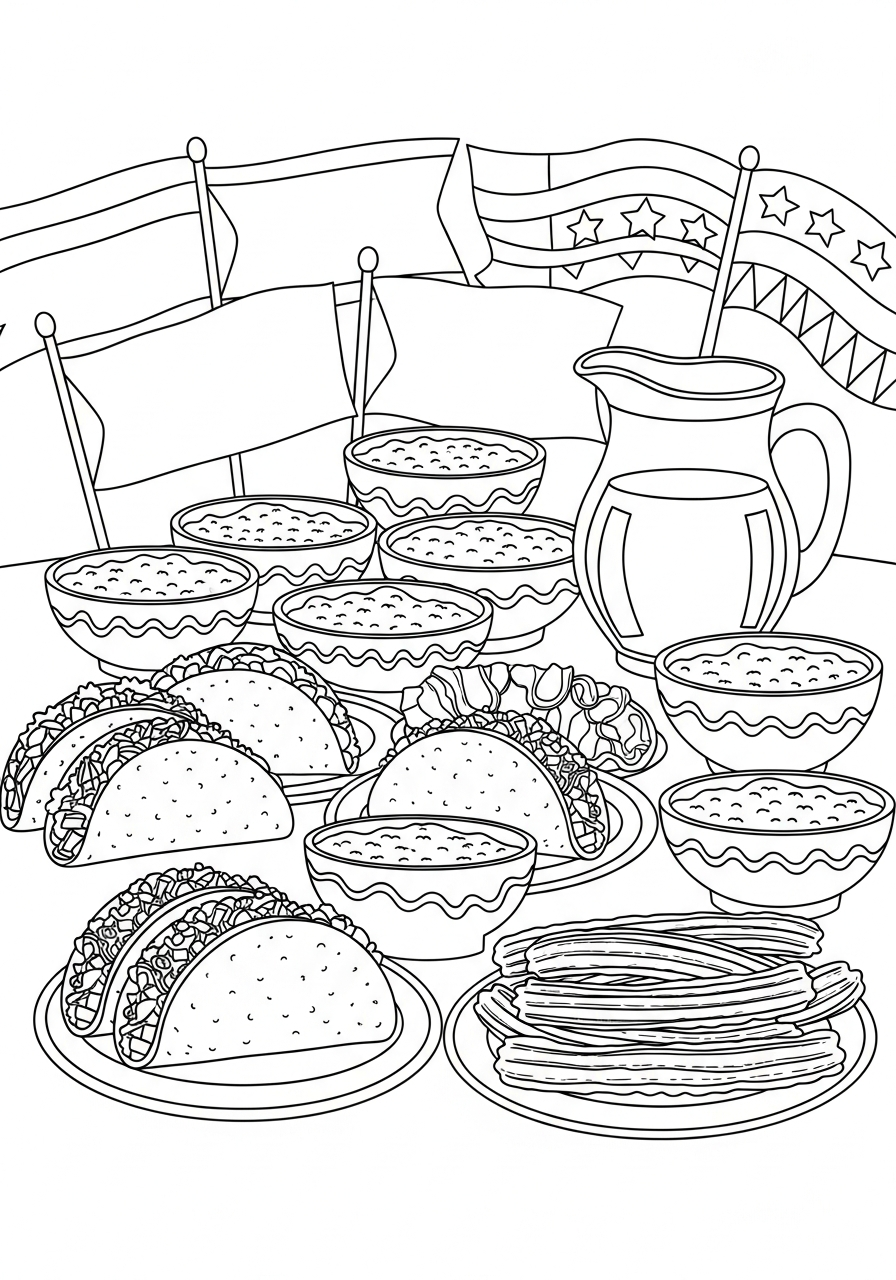 merry Cinco de Mayo coloring pages