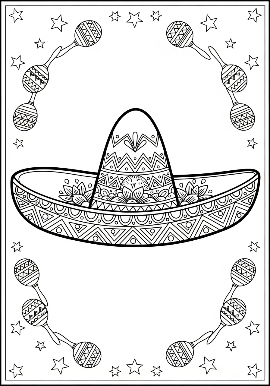 Cinco de Mayo coloring pages grinch