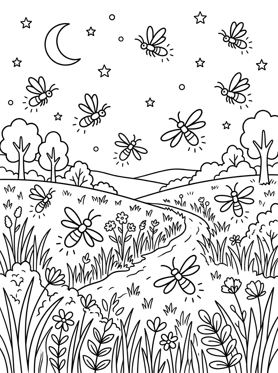 free coloring Firefly pages