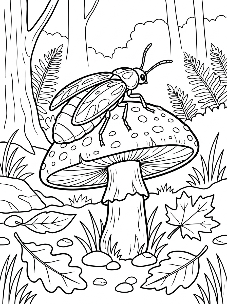 printable Firefly coloring pages