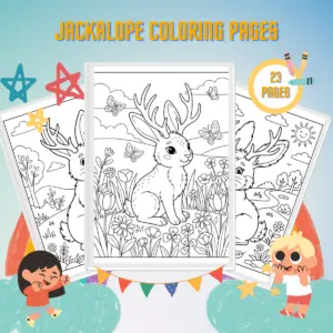 Jackalope Coloring Pages thumbnail