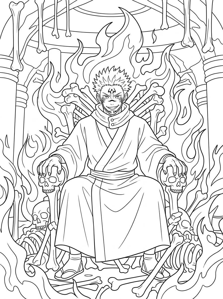 Omalovánky Jujutsu Kaisen
